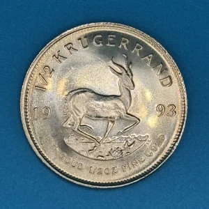 Goldmünze Südafrika 1/2 Krügerrand 1993 – 1/2 oz Feingold