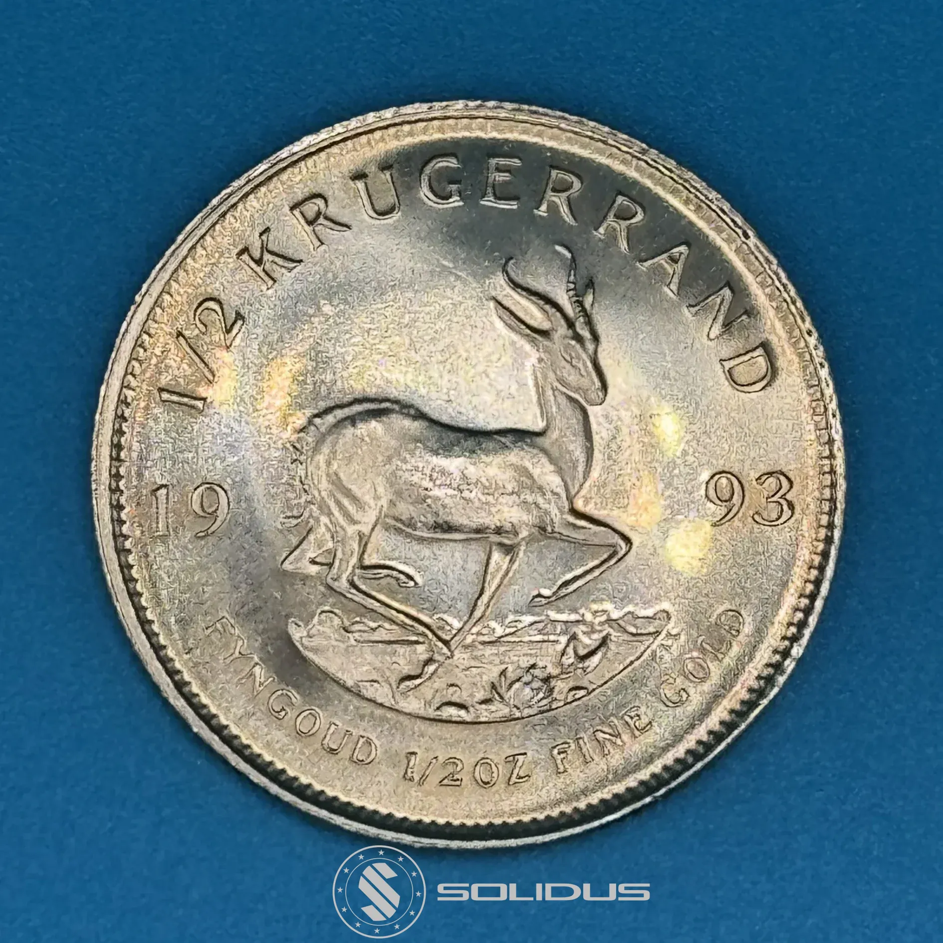 Goldmünze Südafrika 1/2 Krügerrand 1993 – 1/2 oz Feingold