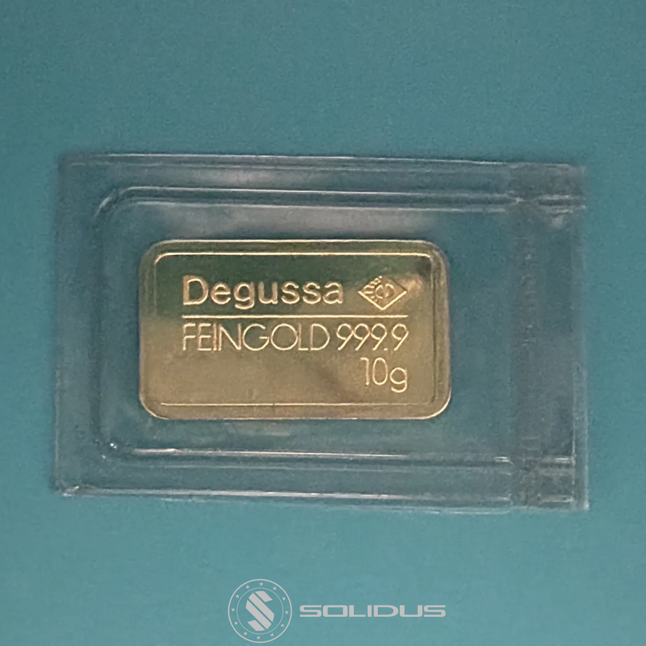 Degussa Goldbarren 10 g Feingold 999,9