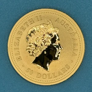Goldmünze Australien 50 Dollars Australian Nugget 2004 – 1/2 oz Feingold