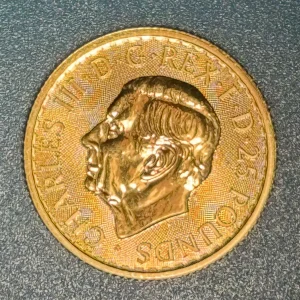 Goldmünze Großbritannien 25 Pounds Britannia 2024 – 1/4 oz Feingold