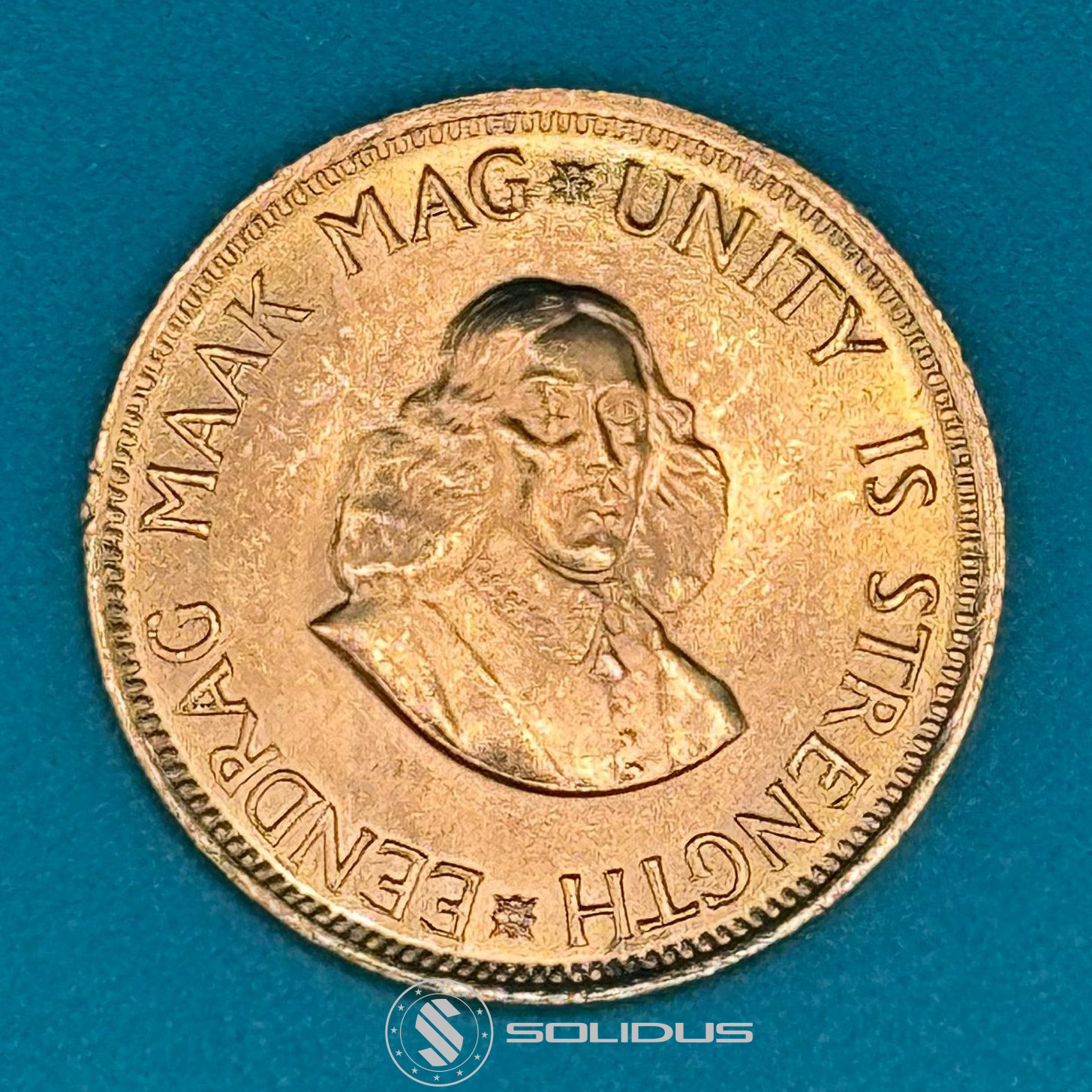 Goldmünze Südafrika 2 Rand 1962 – Jan van Riebeeck