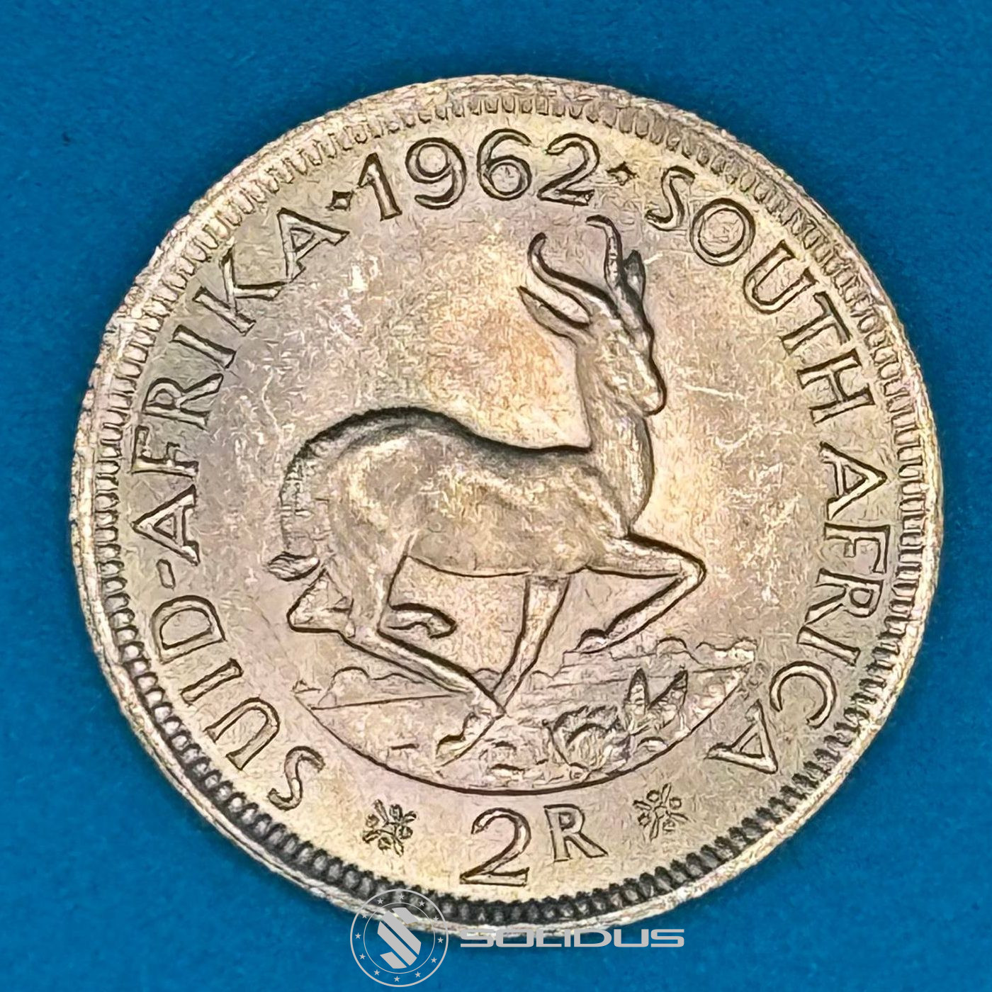Goldmünze Südafrika 2 Rand 1962 – Jan van Riebeeck